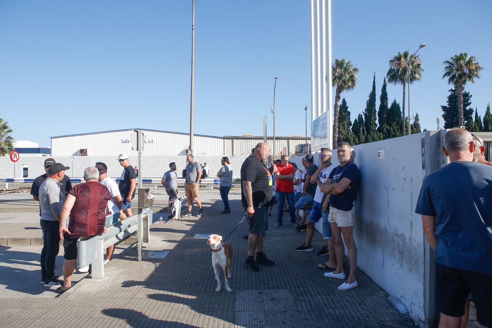 Fotos de la jornada del jueves de la huelga del metal en el Campo de Gibraltar