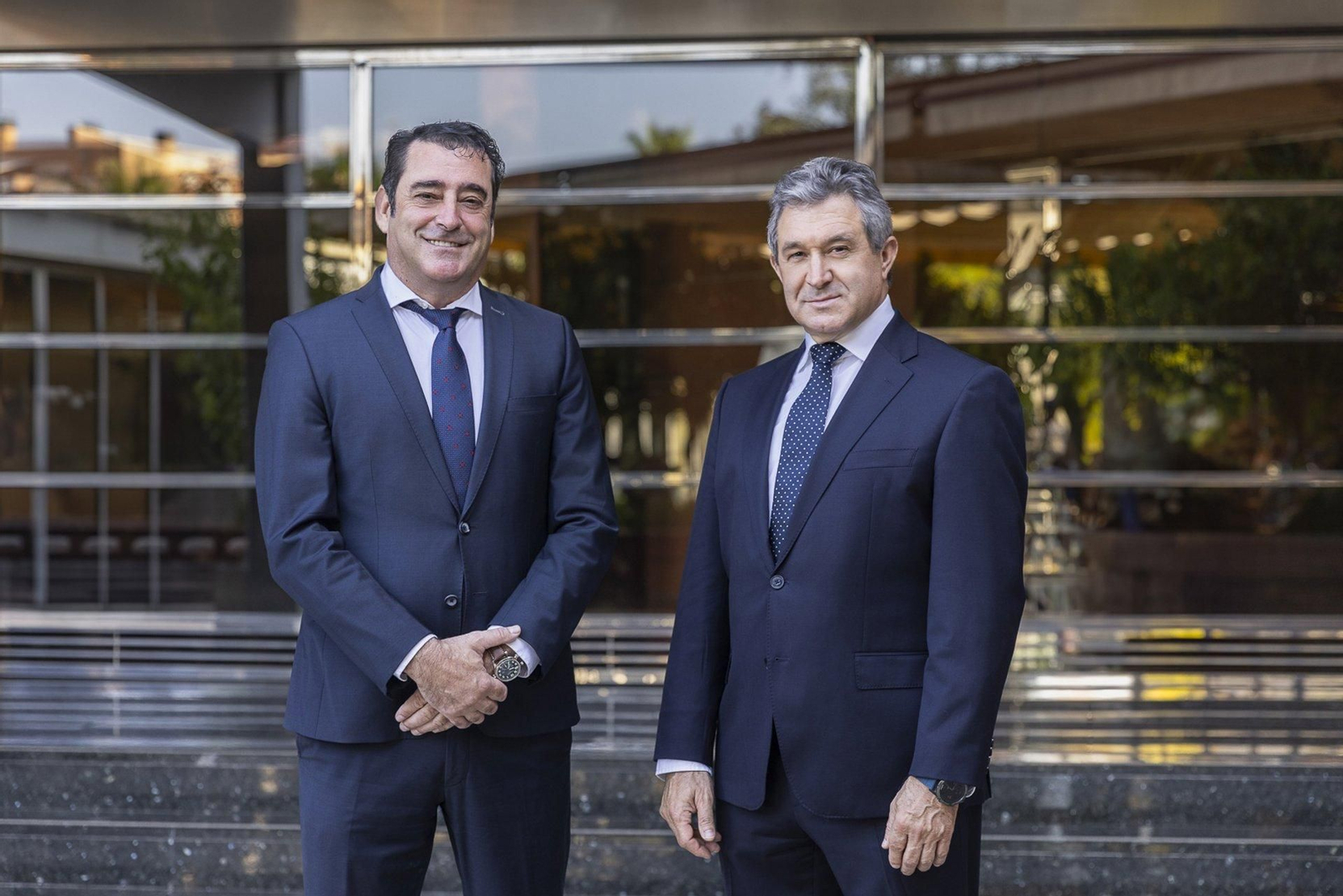 Ángel y Celedonio Noguera, fundadores de Negratín, actualmente presidente y vicepresidente del grupo, respectivamente.