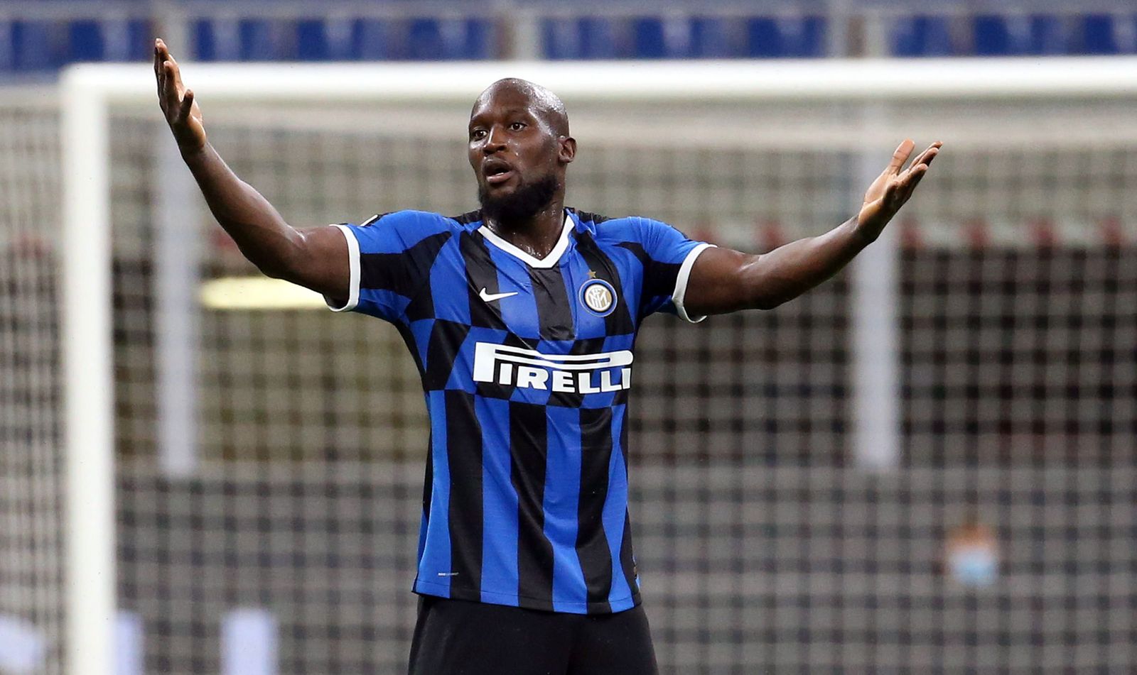 Lukaku, en un  reciente partido de la Serie A contra la Fiorentina.