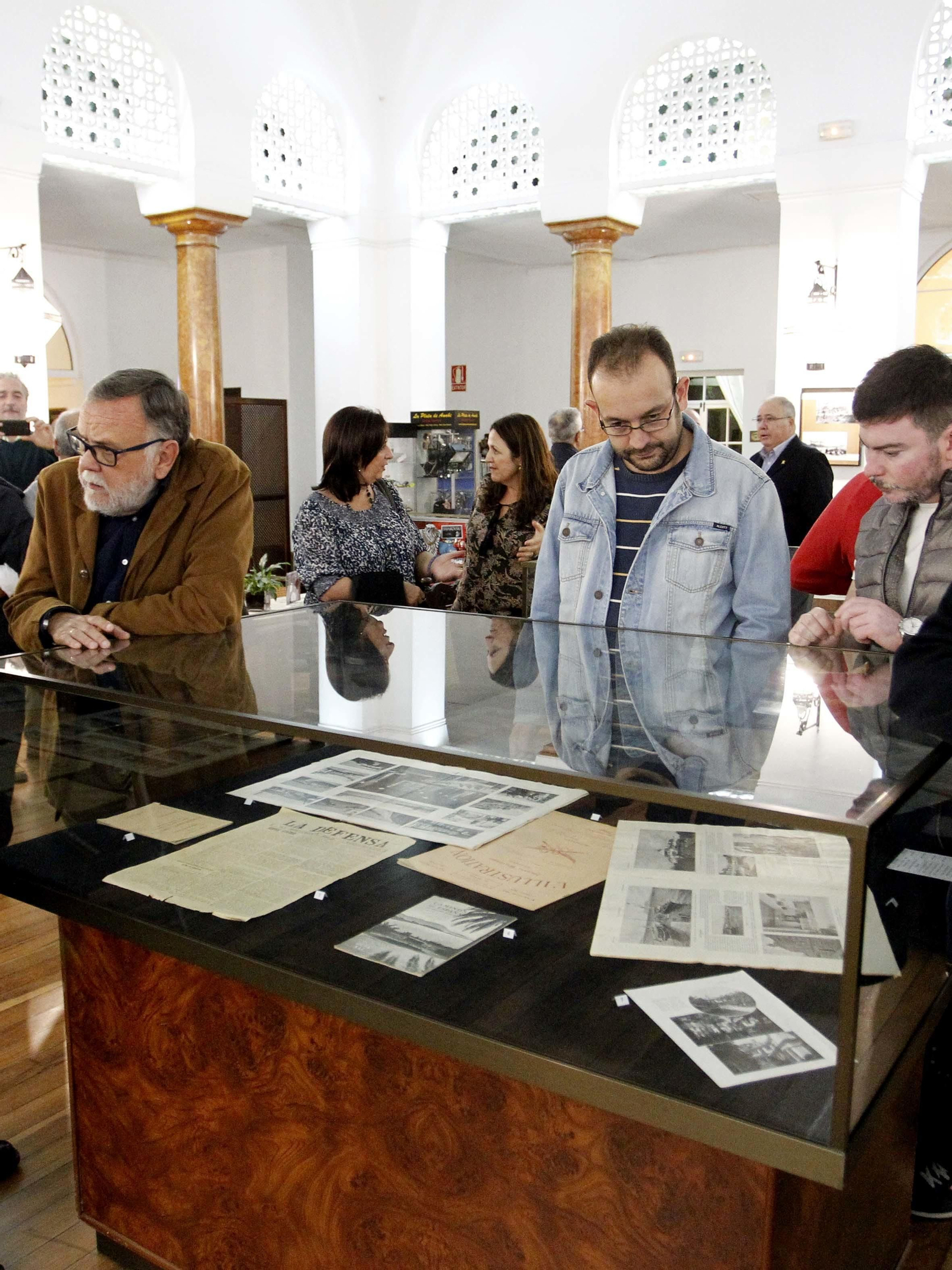 Imágenes de la exposición en el Hotel Cristina