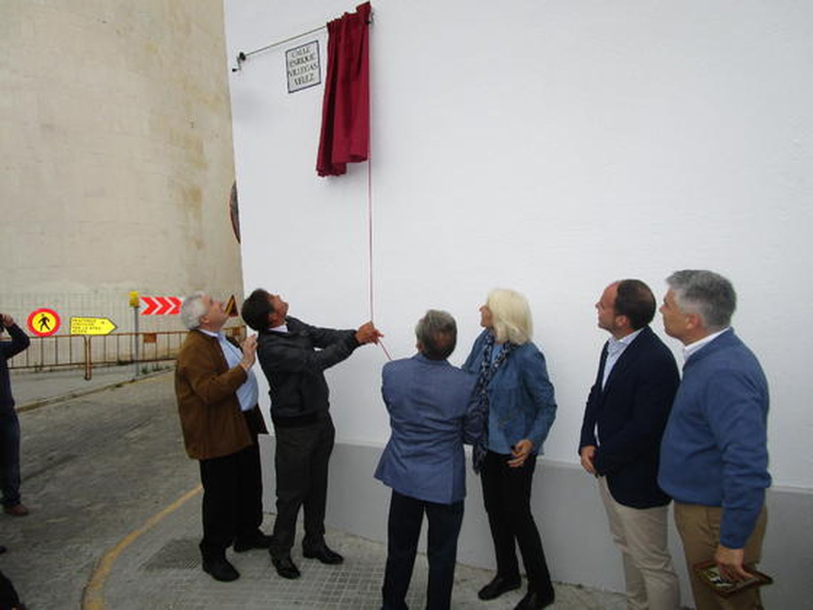 Eugenio Mariscal, Miguel Villanueva, Francisco Villegas, Teófila Martínez, Juan López y Vicente Sánchez.

Foto: Ignacio Casas de Ciria