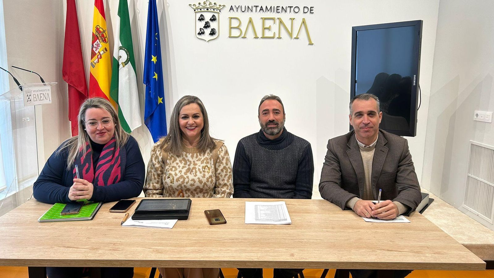 Presentación del borrador del presupuesto de Baena para 2025.