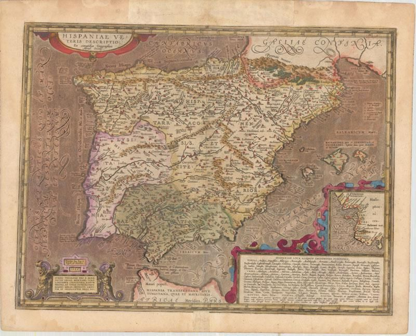 El mapa de España de Benito Arias Montano (Siglo XVI)