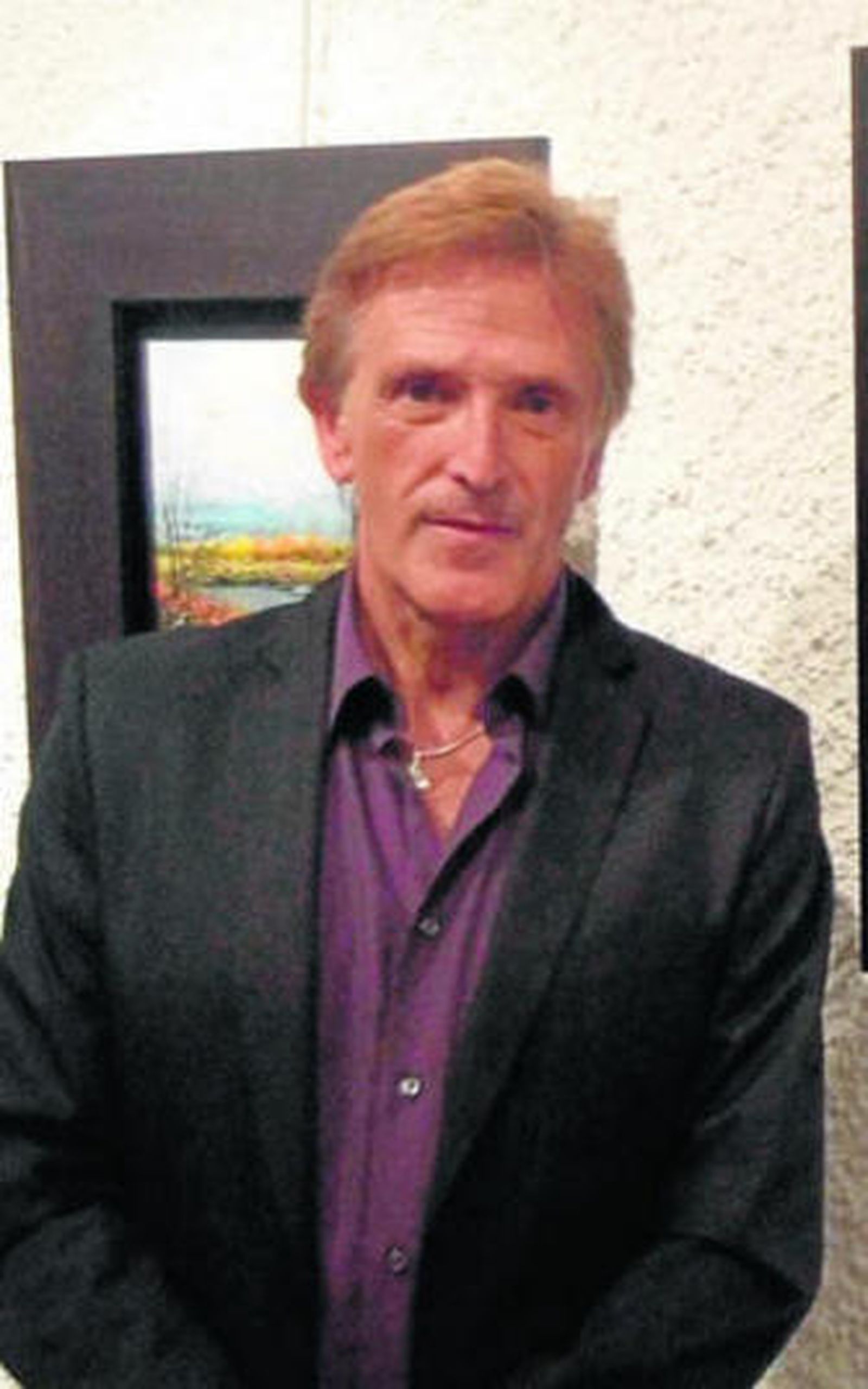 El pintor de paisajes Miguel Peidro.