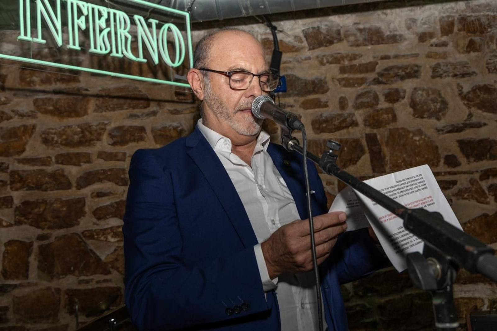 Homenaje a Antonio Jaén en la sala de conciertos que fundó en la ciudad.