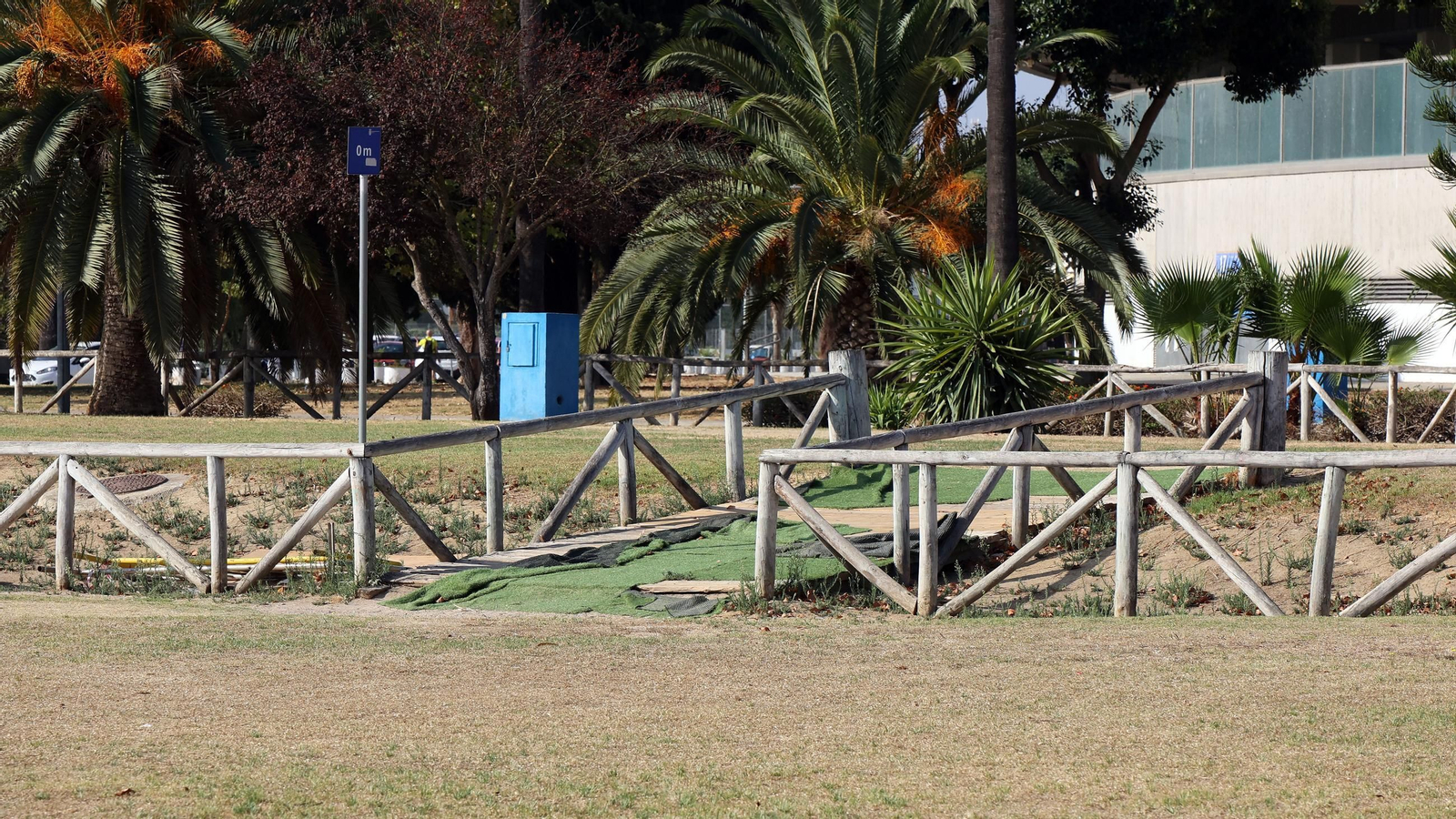 Este es el estado en que se encuentra la Pradera de Chapín en Jerez