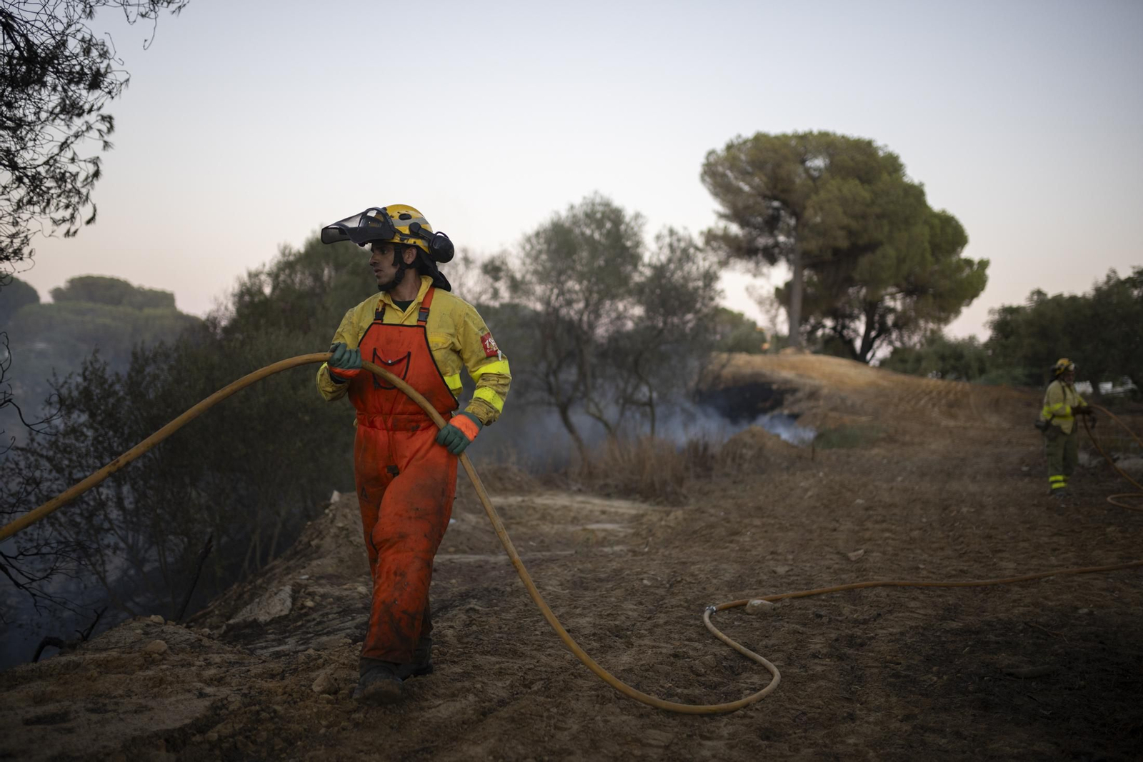 Imágenes del incendio de Bonares