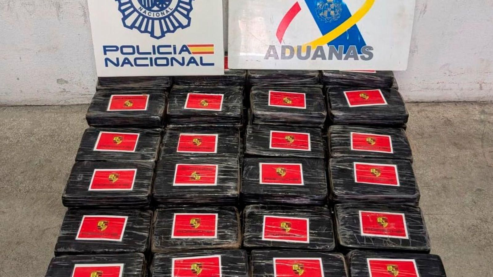 La cocaína intervenida en el Puerto de Algeciras.