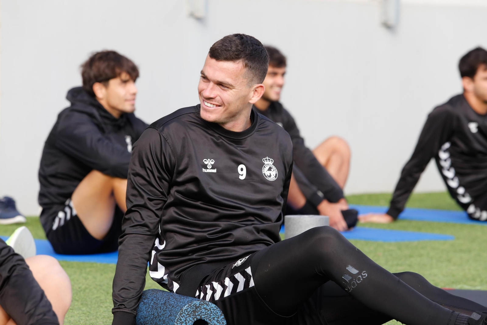 Las fotos del entrenamiento de la Balona previo al partido con el Villanovense