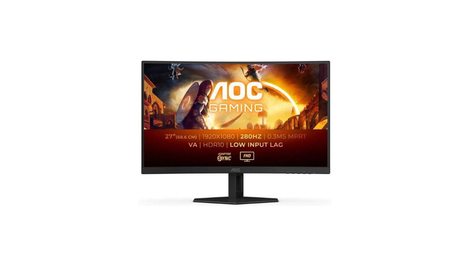 Monitor AOC C27G4ZXE 27" LED Fast VA FullHD 280Hz 1ms Curva