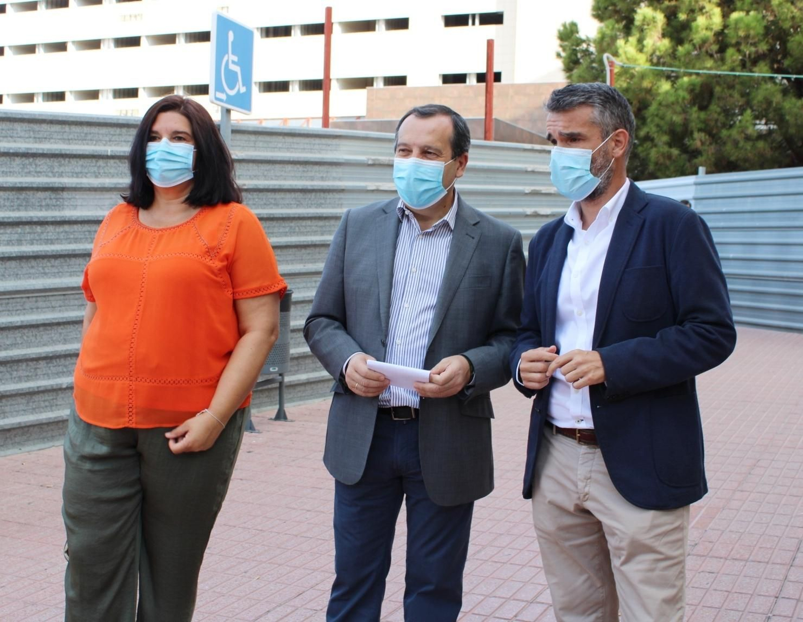 De izquierda a derecha, Blanca Fernández, José Luis Ruiz Espejo y José Bernal. De izquierda a derecha, Blanca Fernández, José Luis Ruiz Espejo y José Bernal.