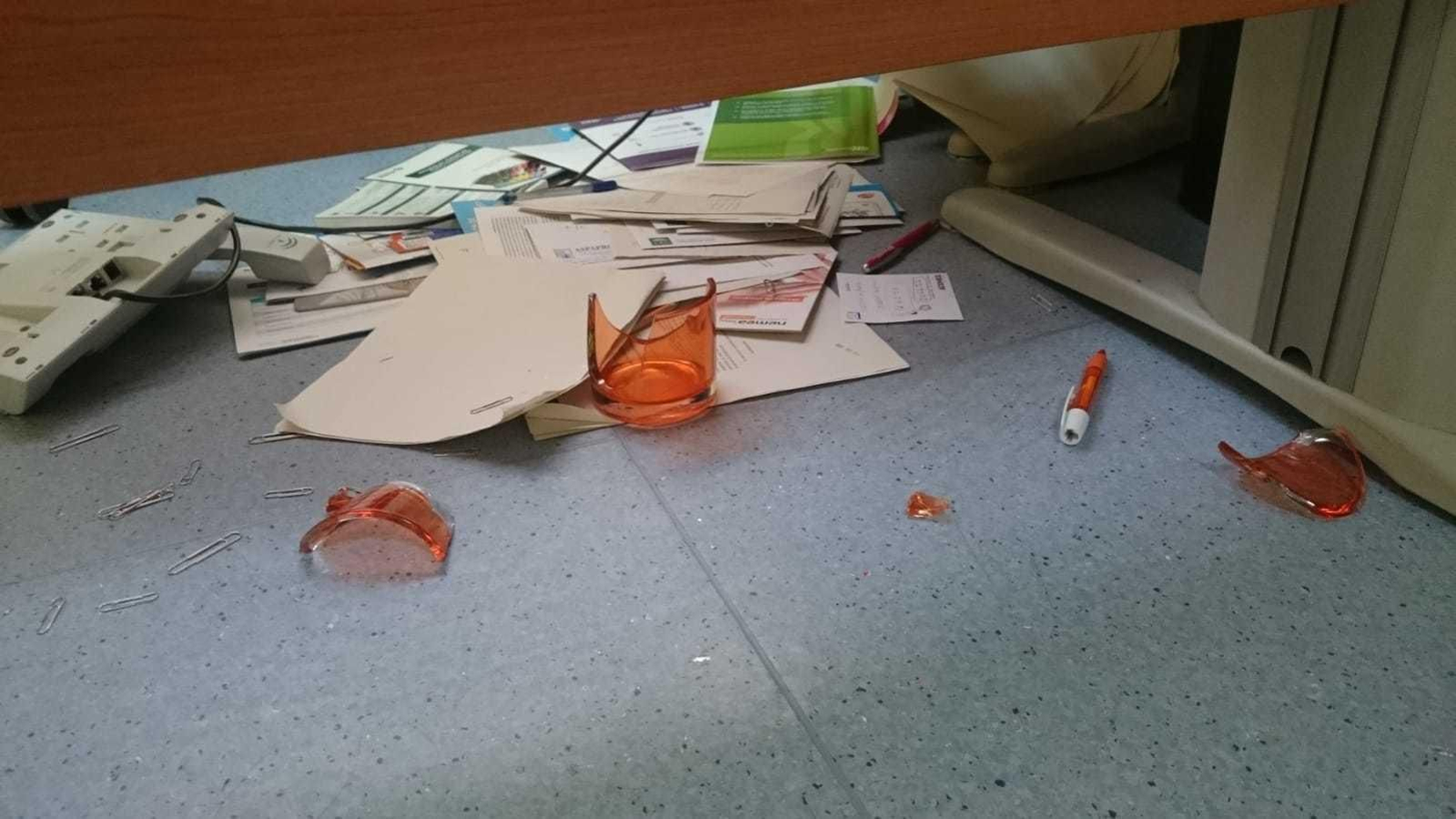 Algunos de los destrozos ocasionados.