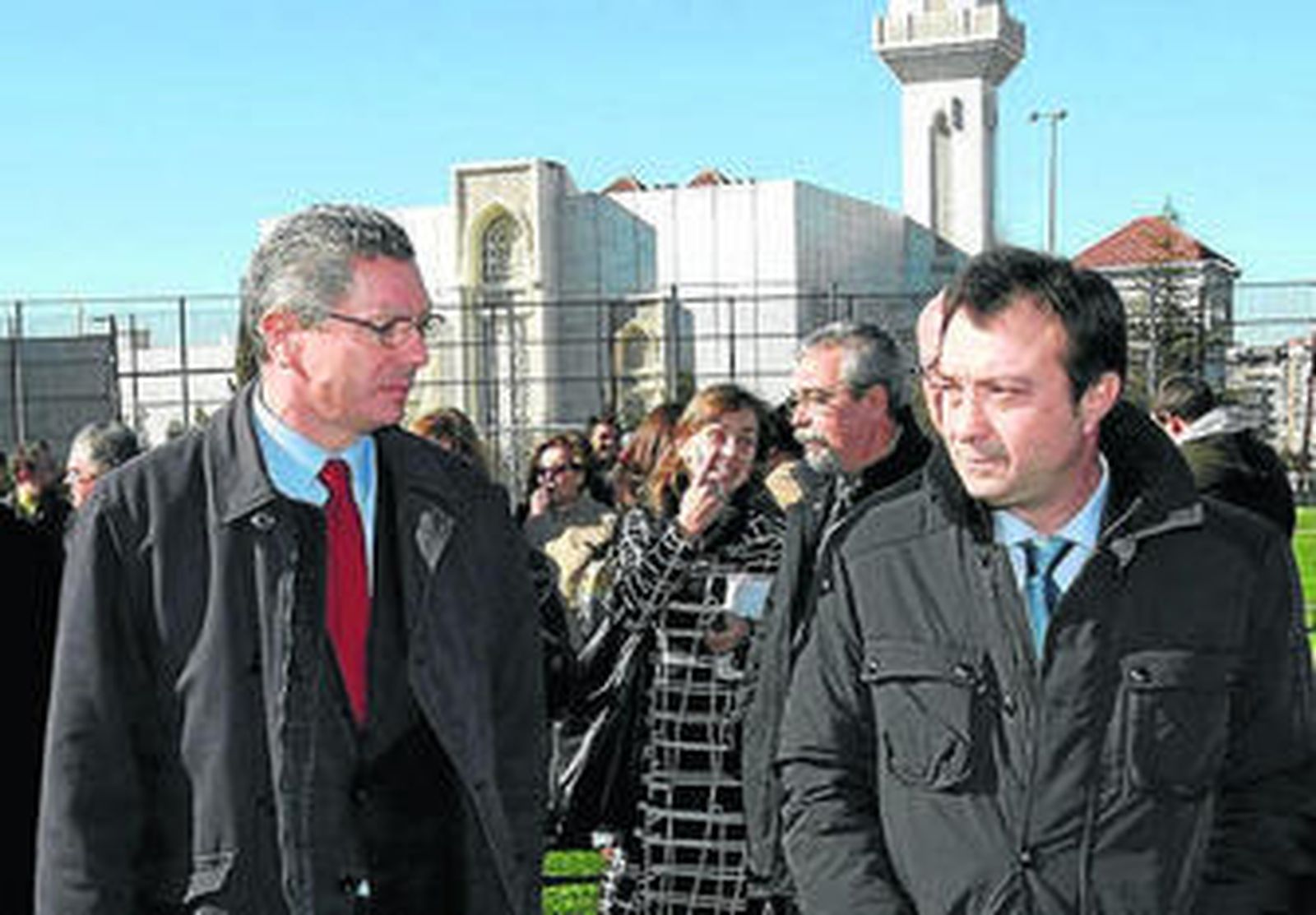 Gallardón y Cobo, durante un acto del PP madrileño.