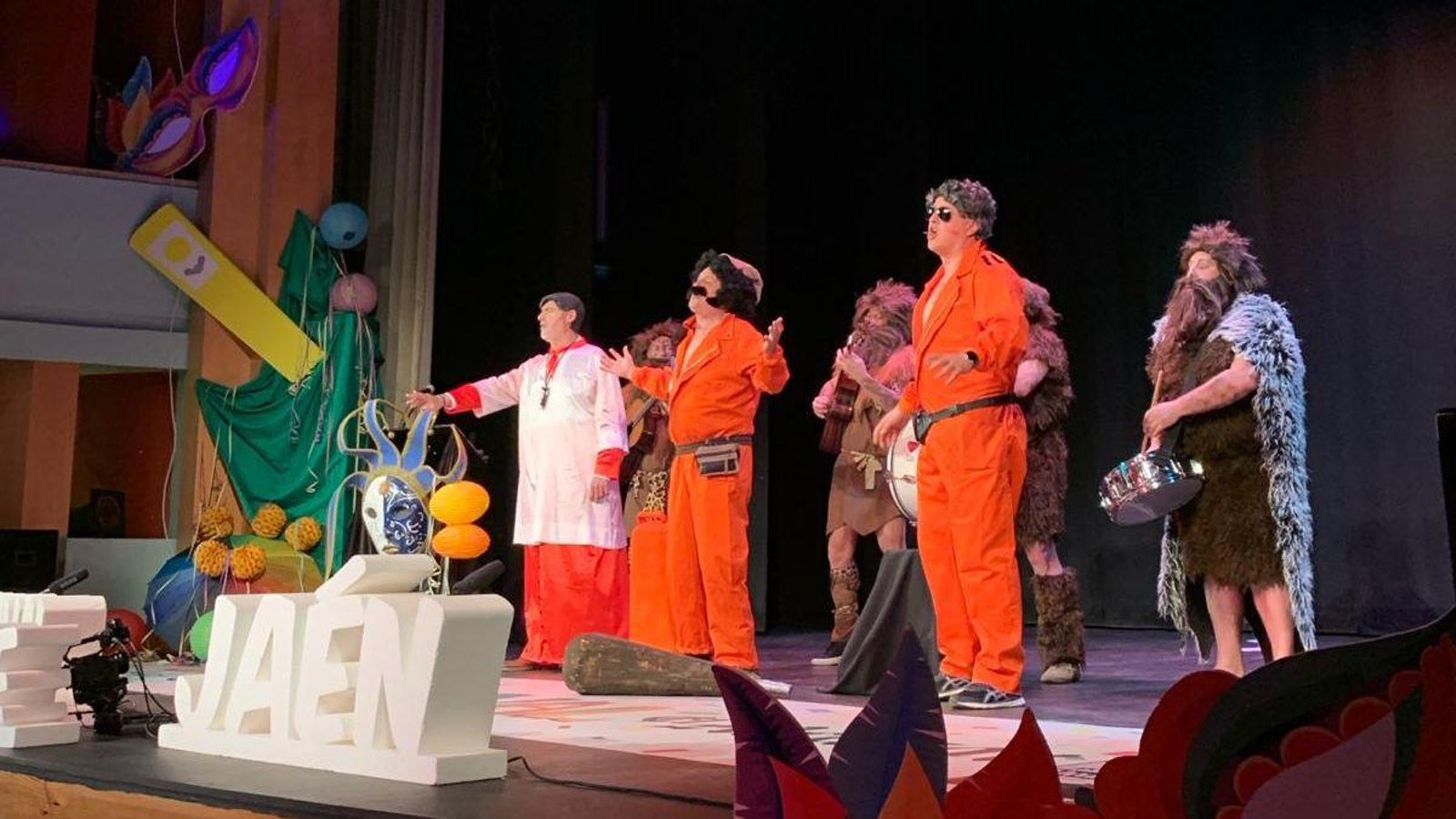 Actuación de una agrupación durante el concurso del pasado 2024.