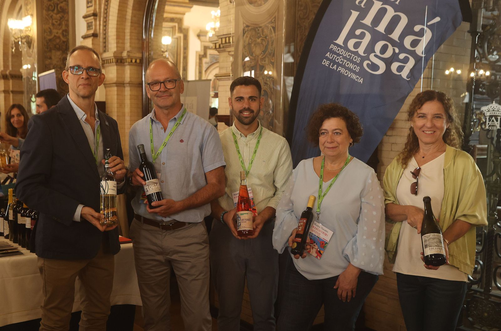 Organizadores de los encuentros Verema, en el hotel Alfonso XIII de Sevilla.