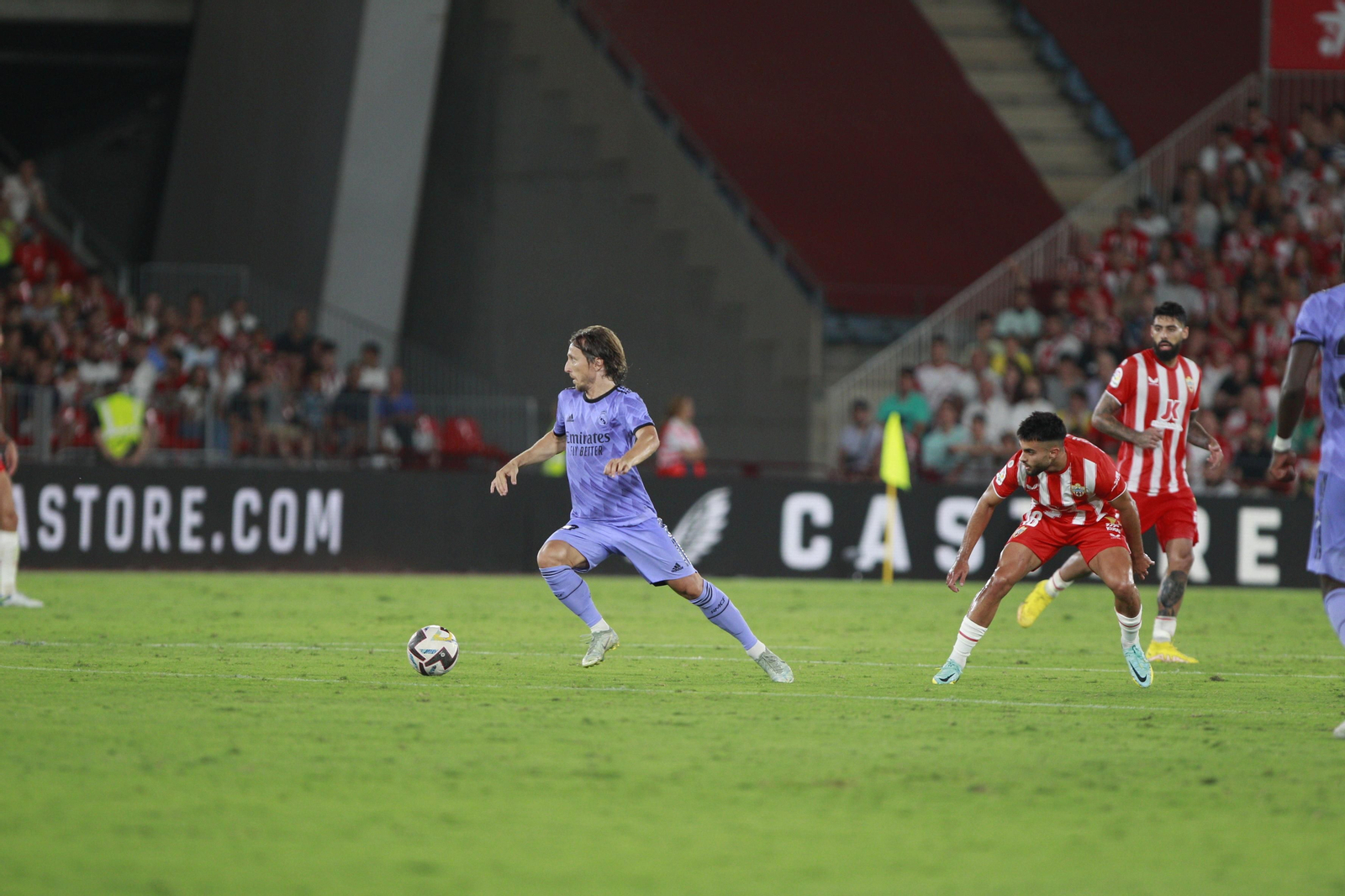 Imágenes del partido U.D. Almería-Real Madrid C.F. de la Liga Santander