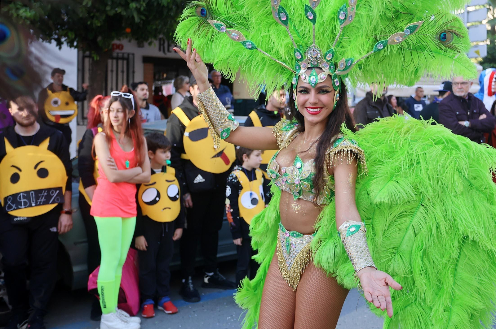 Imágenes de la cabalgata del Carnaval Colombino 2024