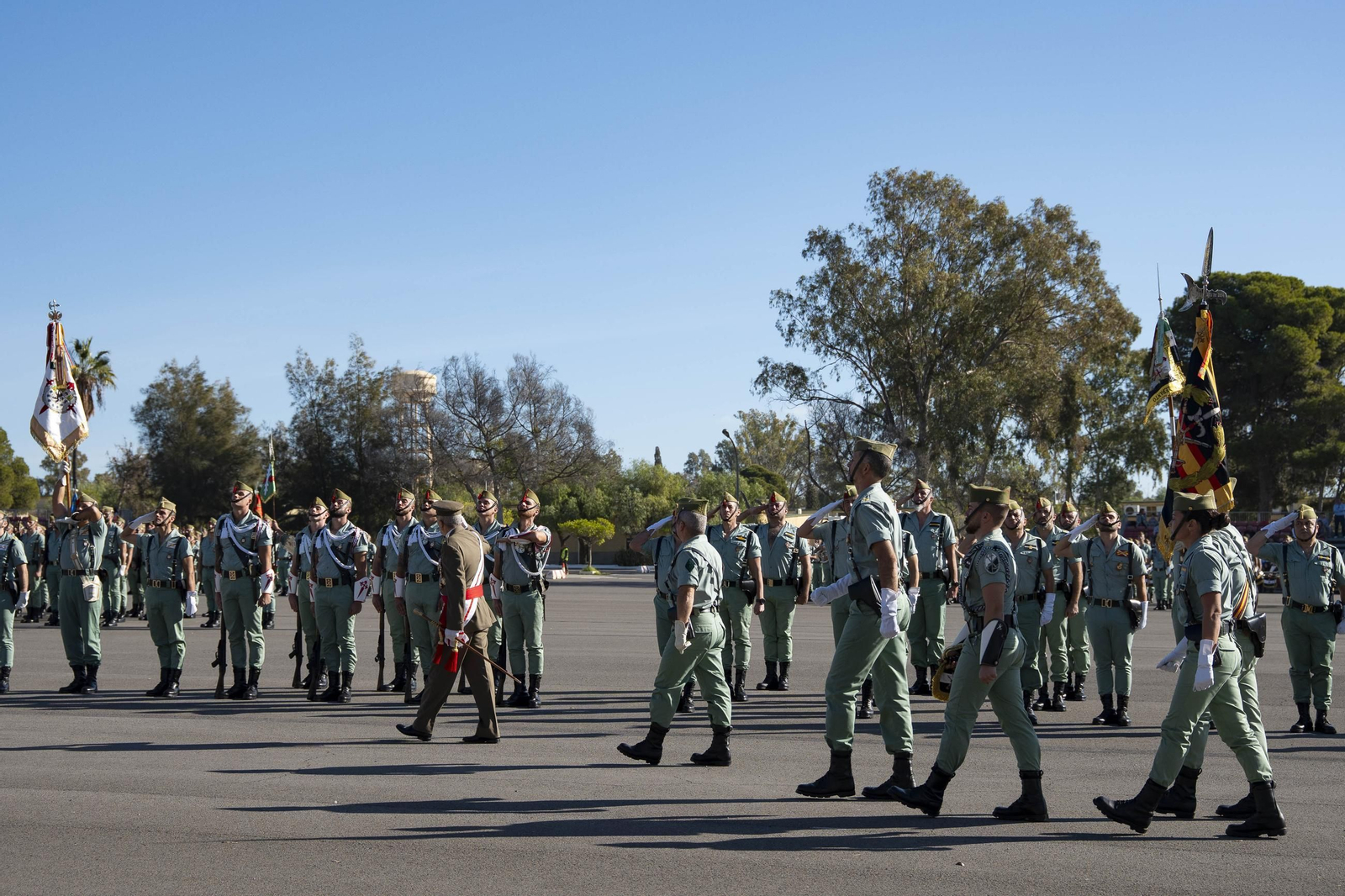Así conmemora el día de la Inmaculada Concepción la Brigada de la Legión en Almería y despide al contingente que parte a Eslovaquia