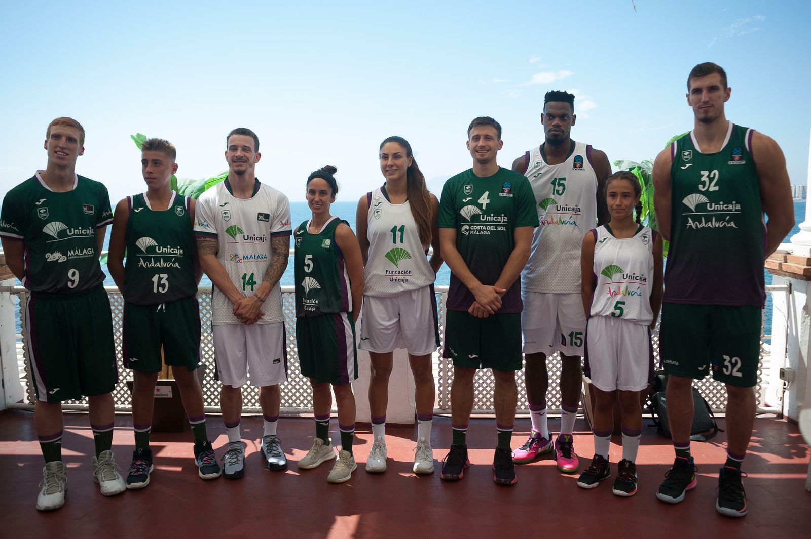 Las camisetas del Unicaja nuevas, en fotos