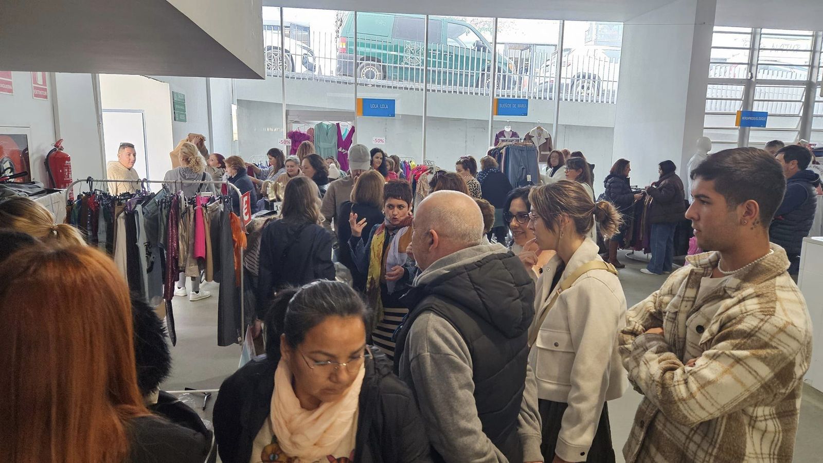 Imagen de archivo de la anterior edición de la Feria de Outlet Conil