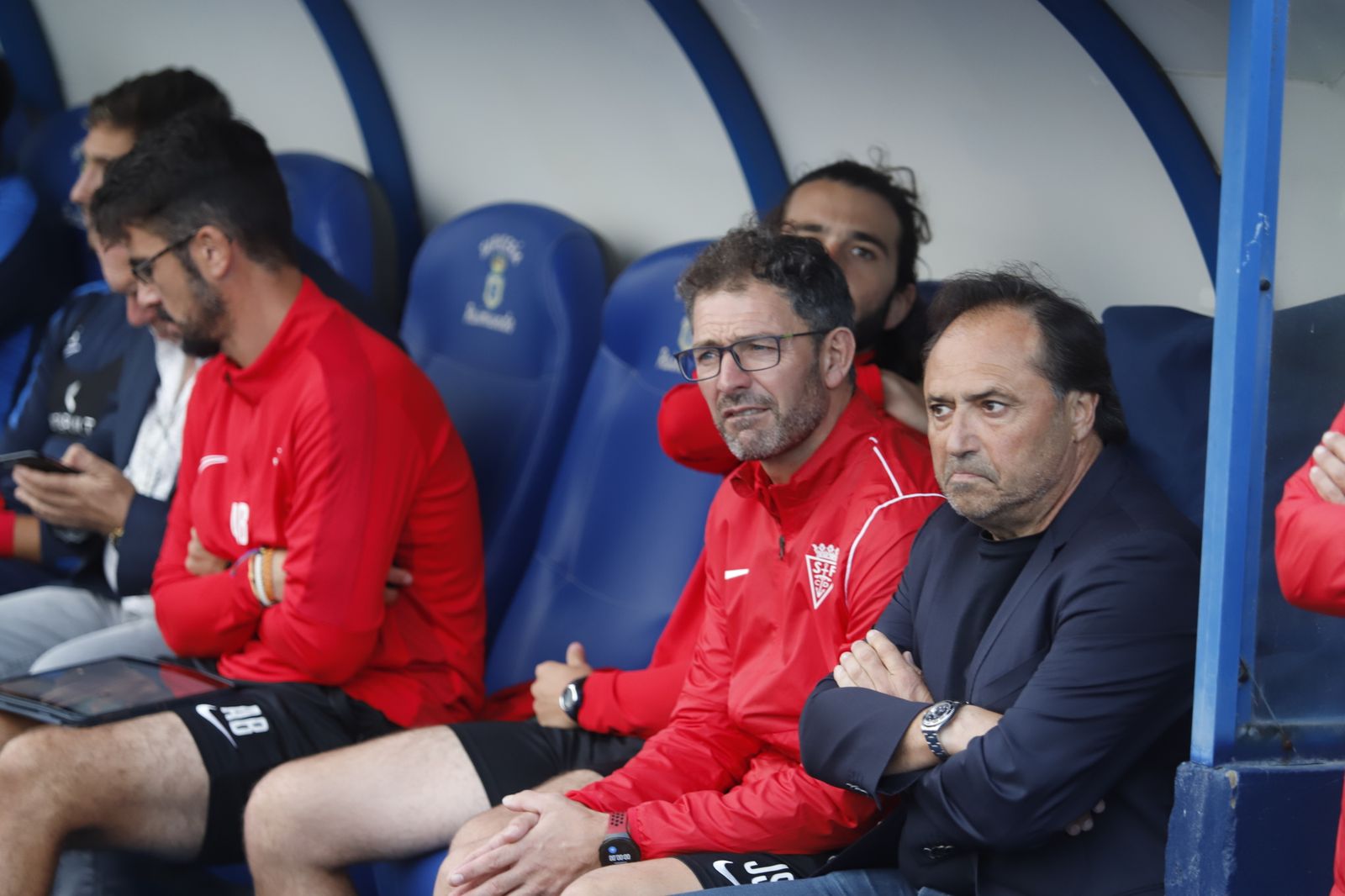 Imágenes del encuentro entre el Recreativo Huelva y el San Fernando