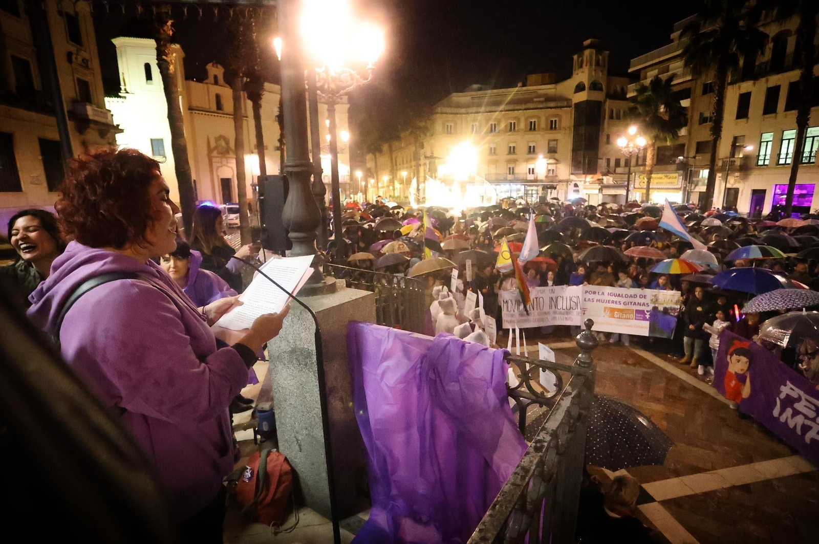 Imágenes de la manifestación del 8M en Huelva