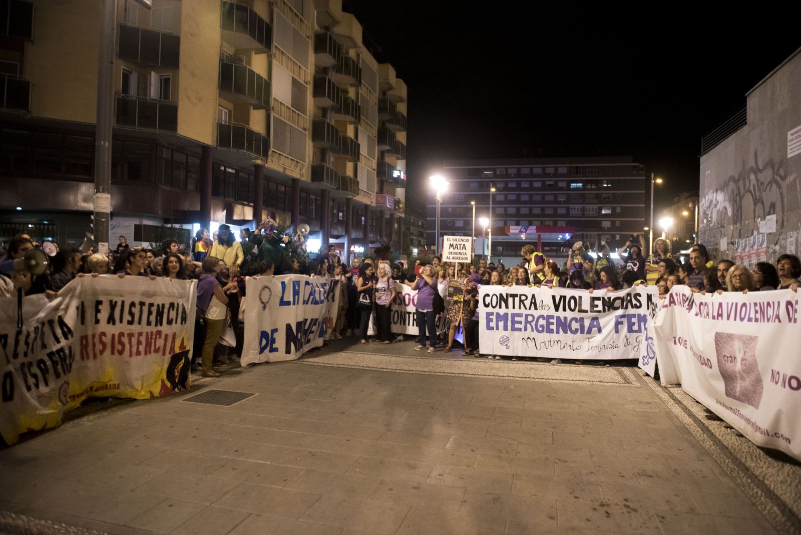 Imágenes de la manifestación por la 'emergencia feminista'