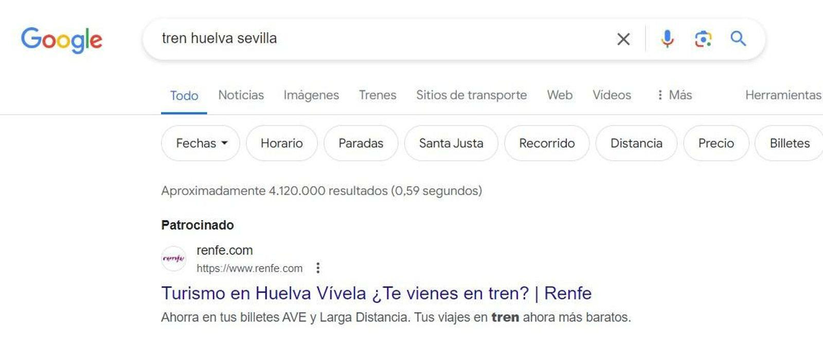 Campaña de turismo de Renfe.