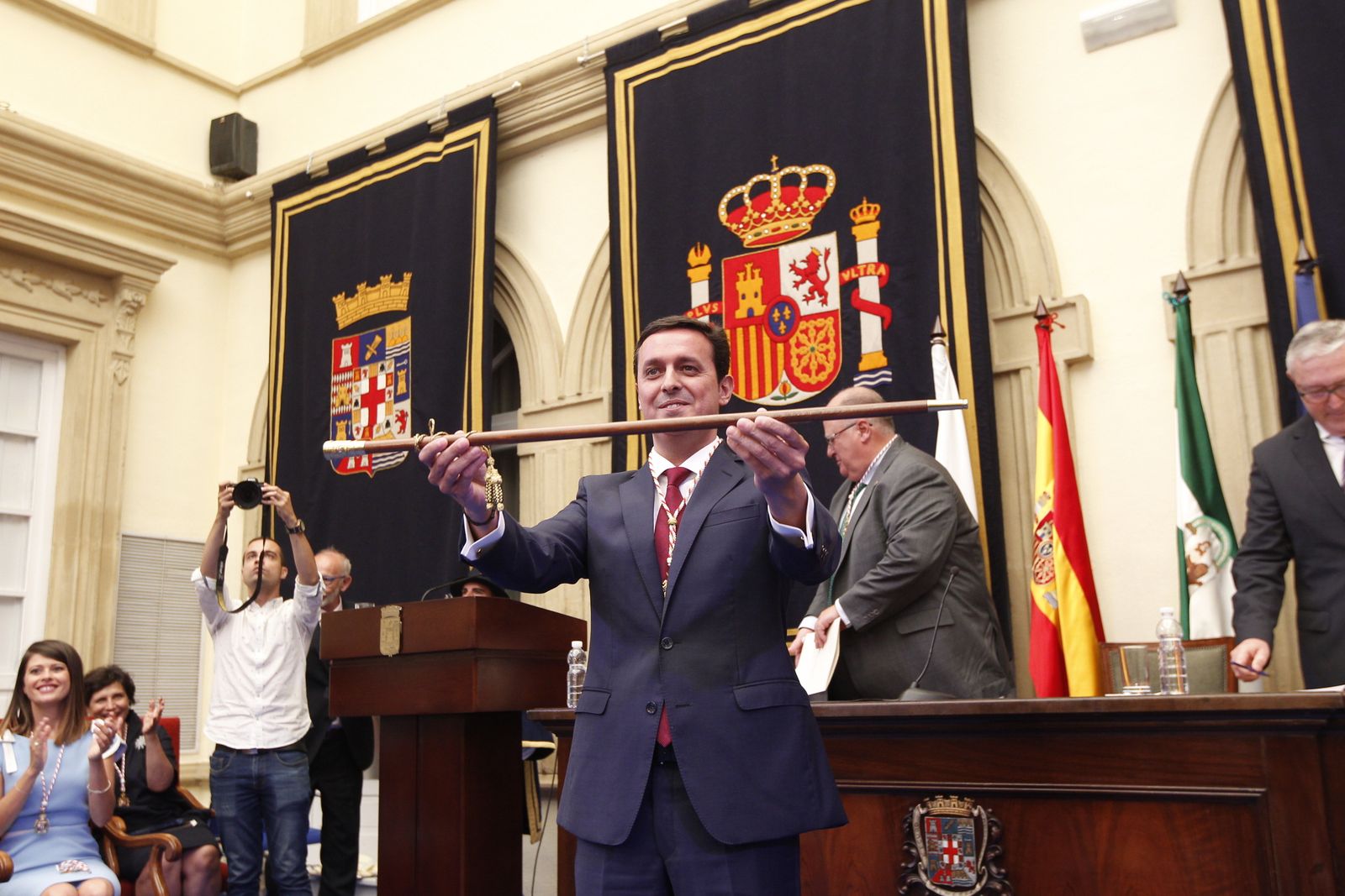 Pleno investidura Presidente Diputación de Almería. Javier Aureliano García