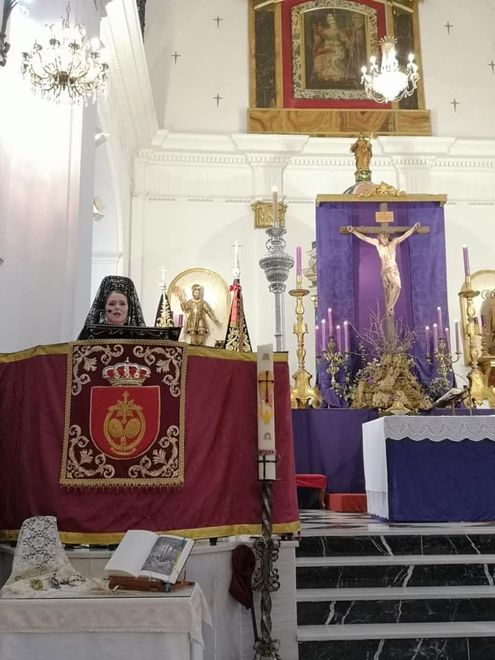 Miriam Muñoz, durante el pregón