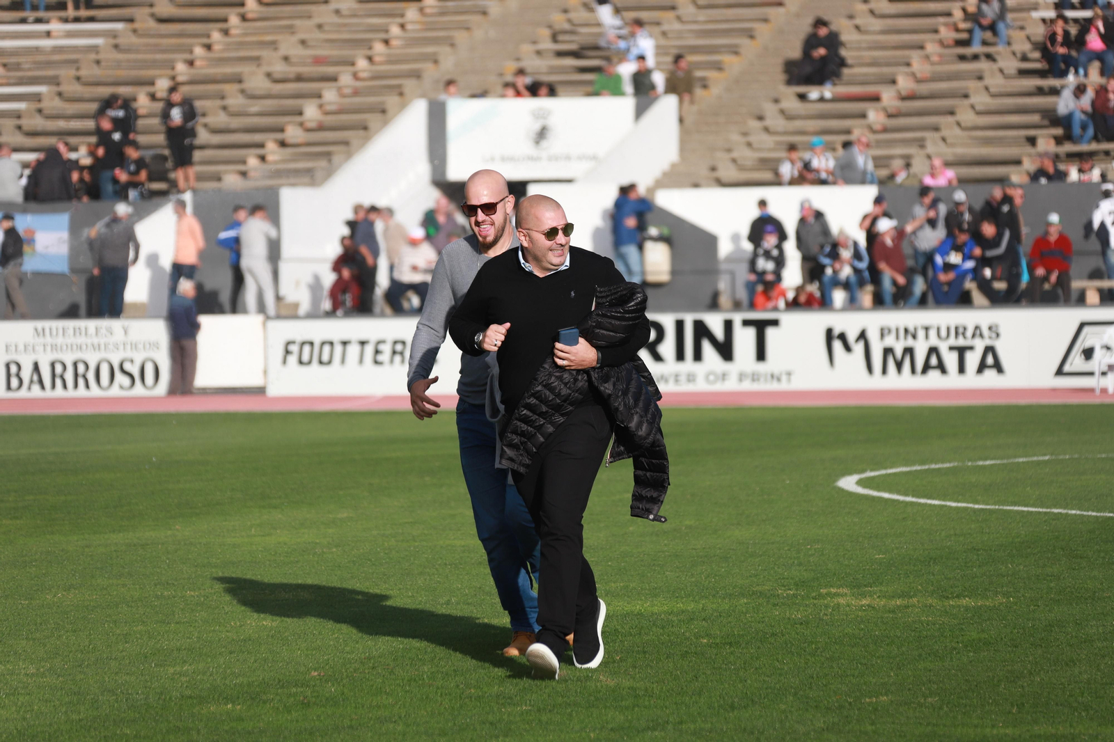El presidente de la Balona, Raffaele Pandalone, el pasado domingo en el Municipal