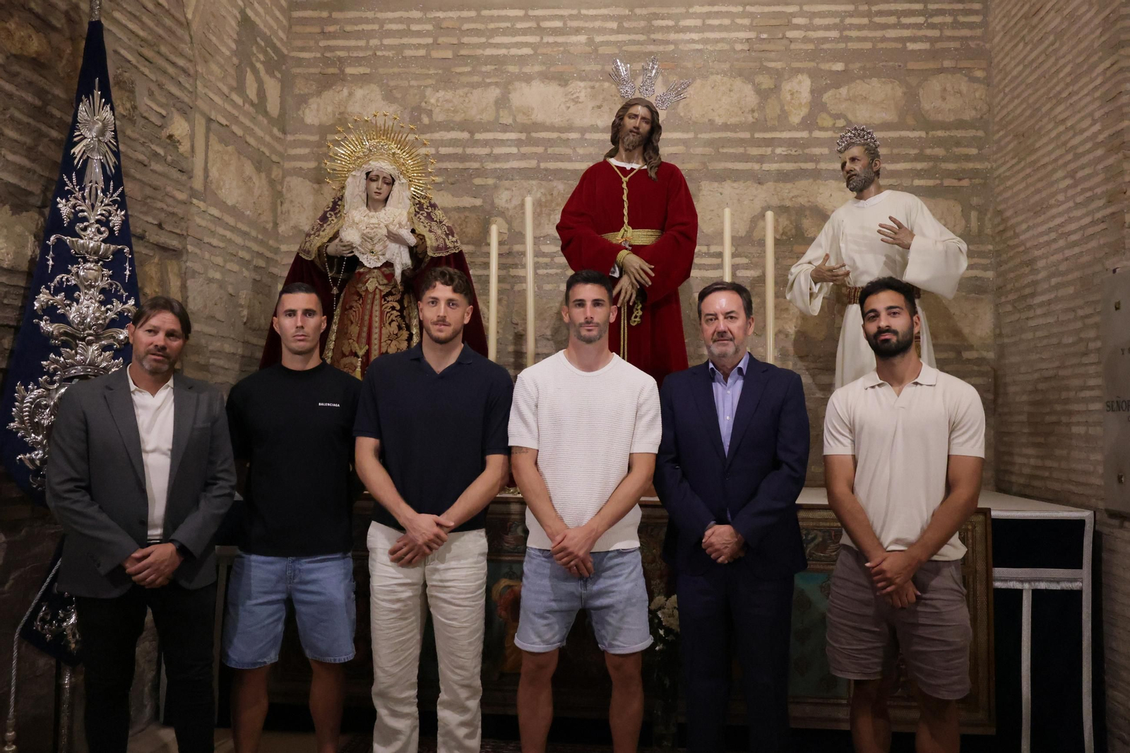 Las fotos de la visita del Córdoba CF al Santuario de la Virgen de La Fuensanta