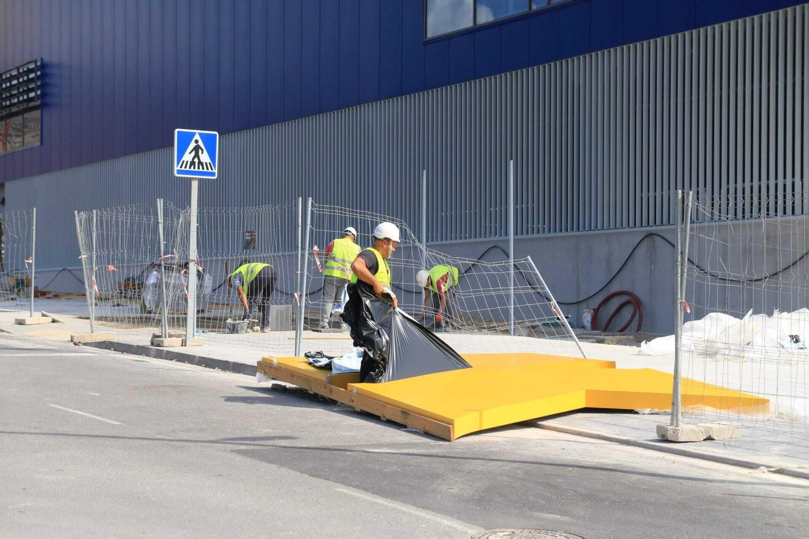 Las imágenes de cómo avanzan las obras de IKEA Almería