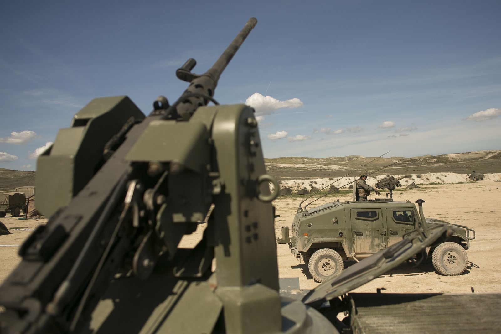 De maniobras con la Legión