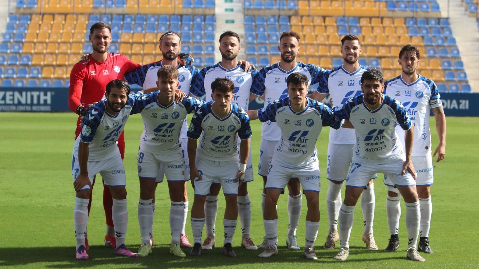 Once que presentó el Xerez DFC en su visita a La Condimina para enfrentarse al UCAM.