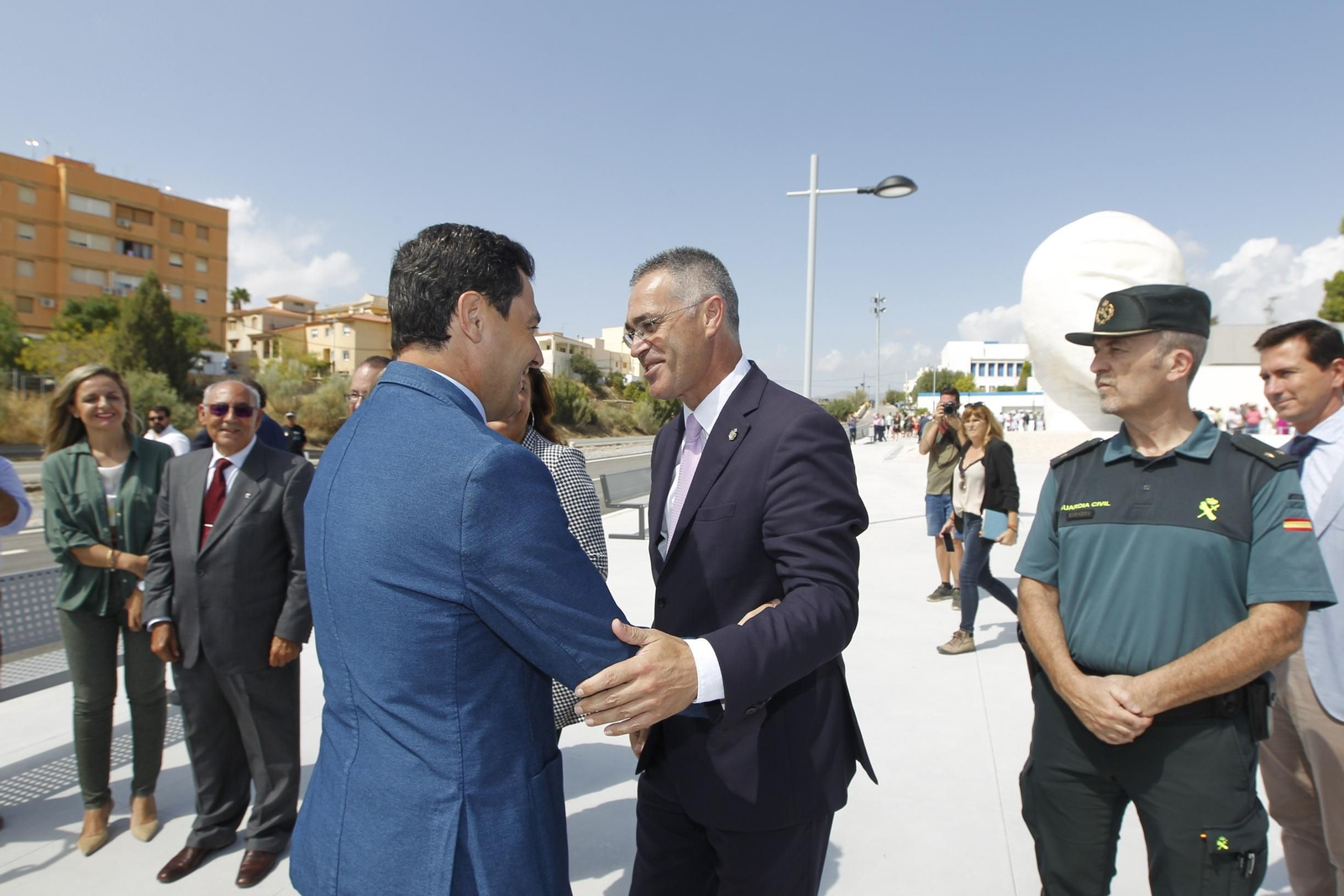 Inauguración escultura 'La Mujer del Almanzora'. Olula del Río