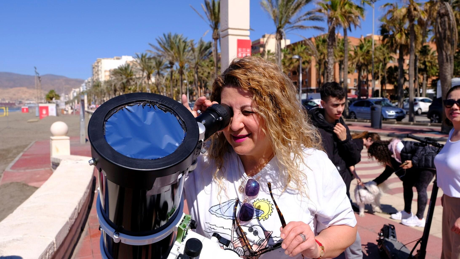Imagen de archivo de la actividad realizada por Rafael González en el Paseo Marítimo.