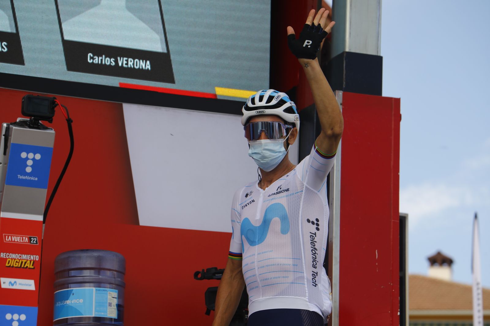 Montoro vibra con la salida de etapa de La Vuelta, en imágenes