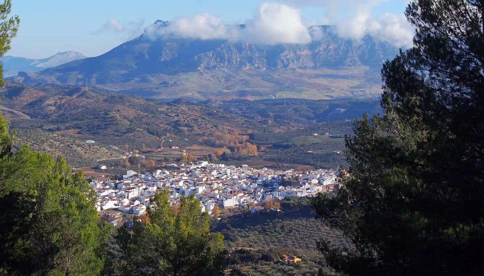 Una imagen aérea de El Burgo.