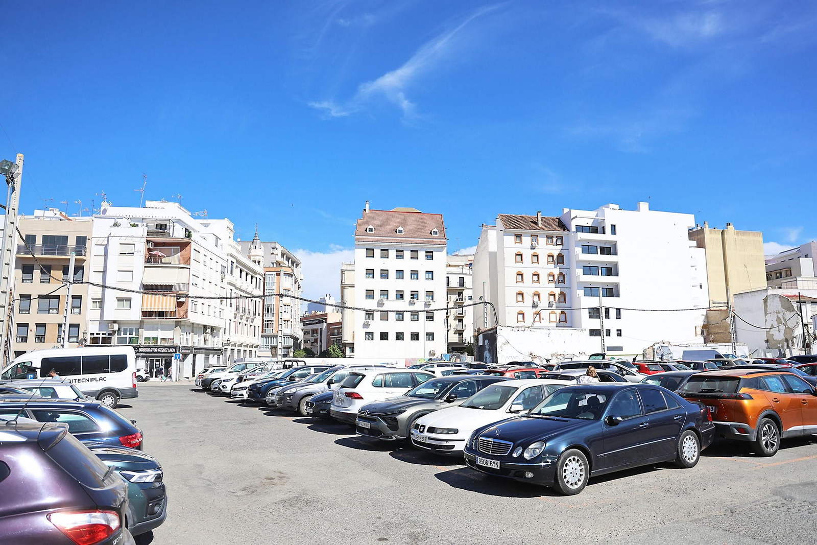 Imágenes de la zona donde irá ubicada la nueva Plaza Mayor de Huelva