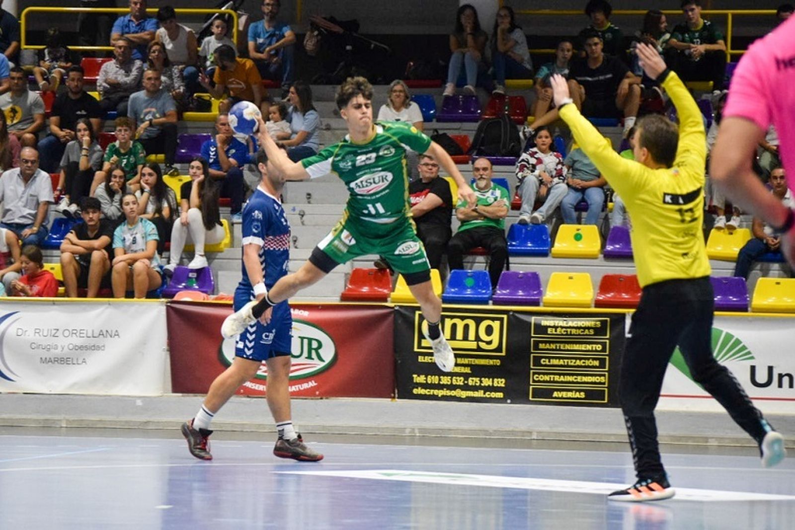 Álex Díaz, en acción.