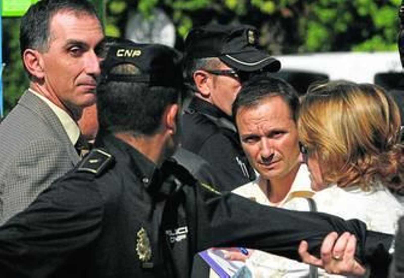 José Bretón, durante la reconstrucción en el Parque Cruz Conde.
