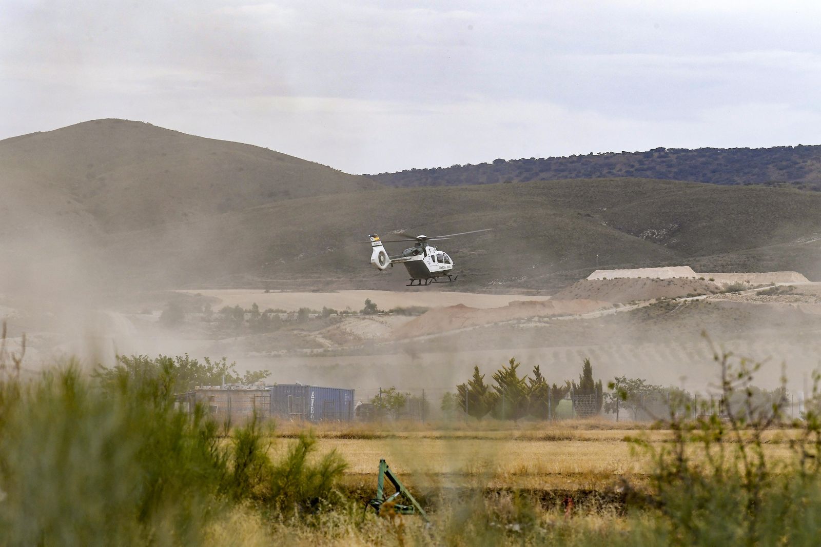 Fotos: así está siendo hoy la búsqueda de la pantera de Granada por tierra y aire