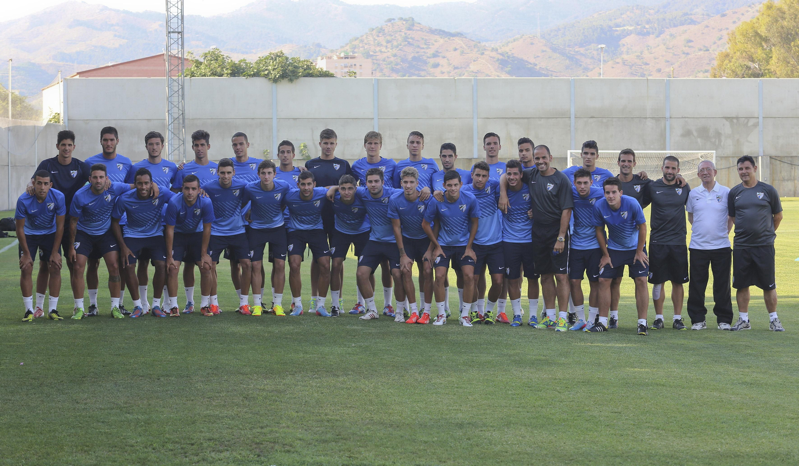 Las fotos de Jesús Mosquera, protagonista de 'Toy Boy', con la camiseta del Málaga CF