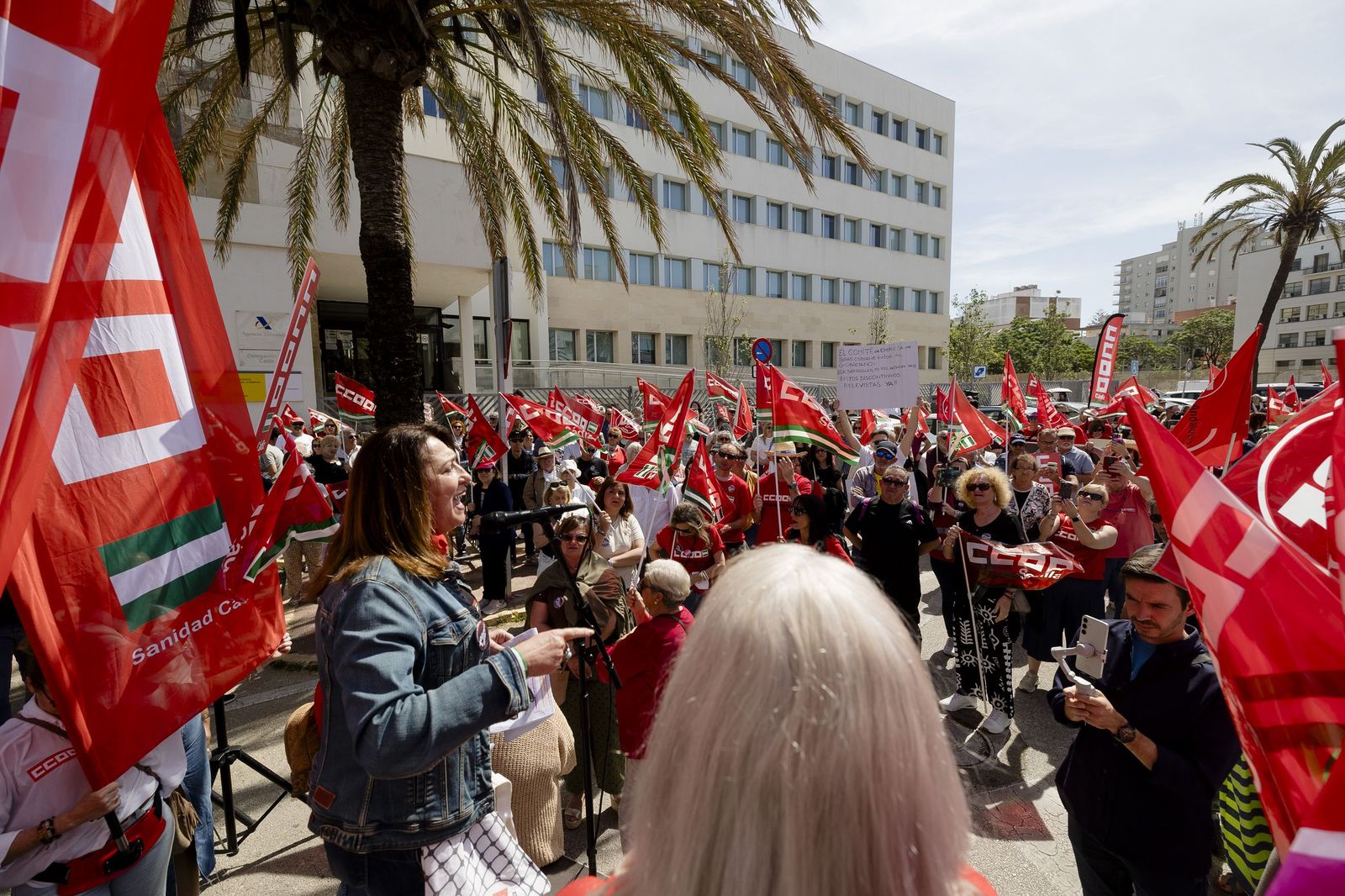 Imágenes de la manifestación del 1 de Mayo en Cádiz