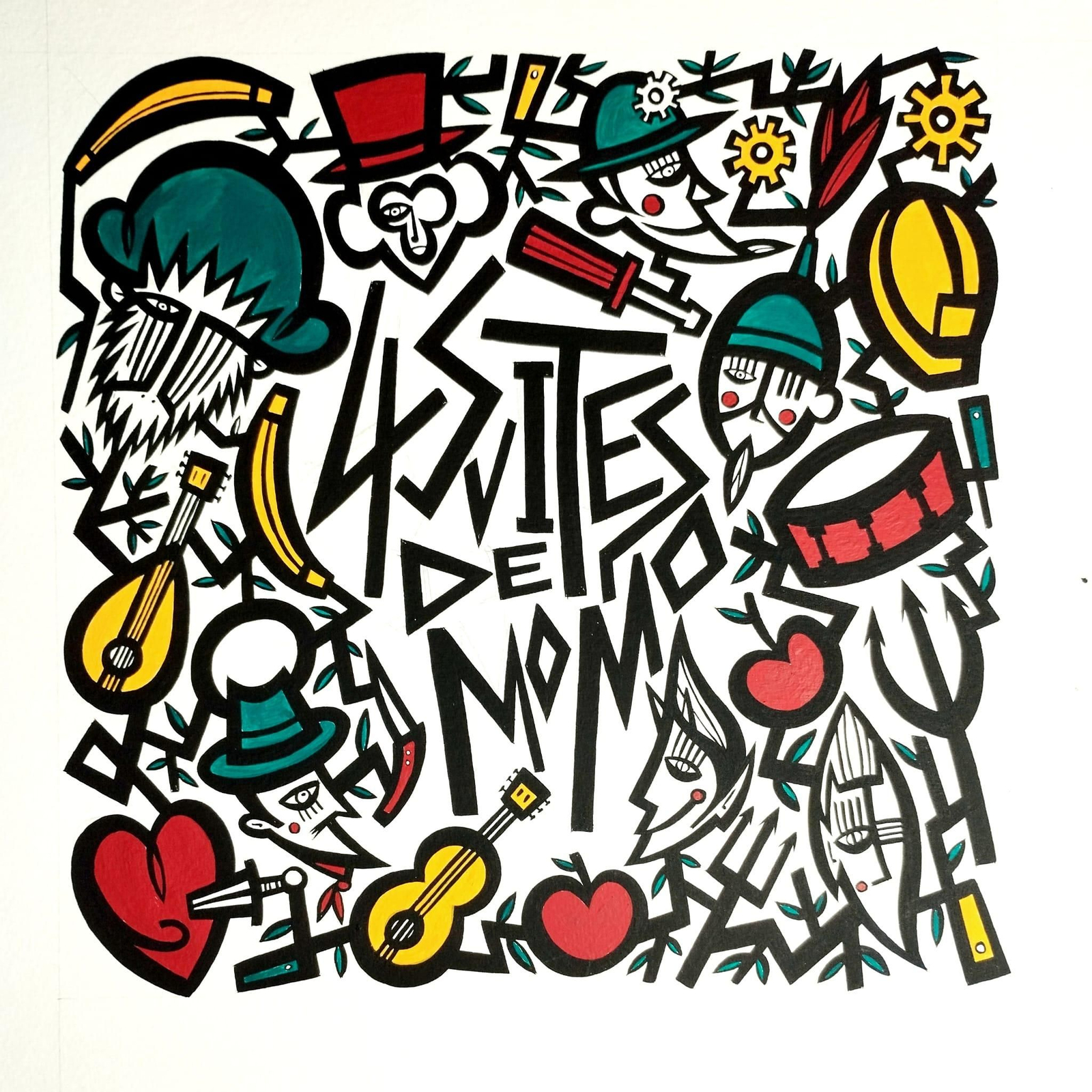 Portada del disco '4 suites de Momo'.