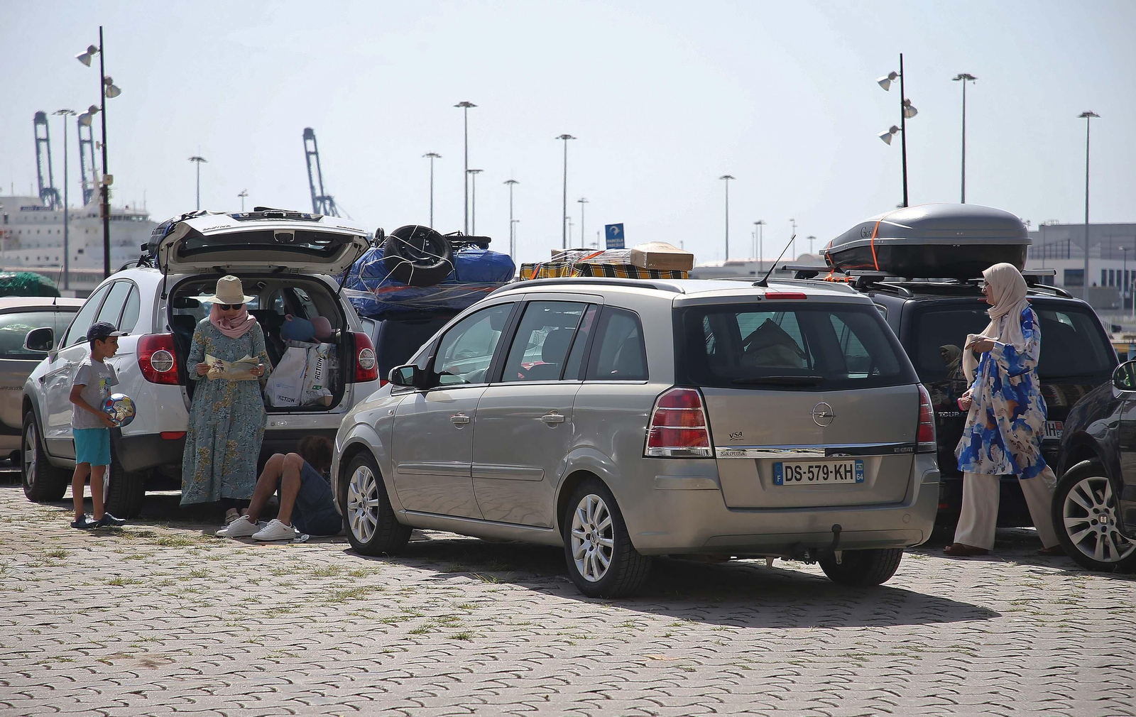 Fotos del domingo en la Operación Paso del Estrecho en Algeciras