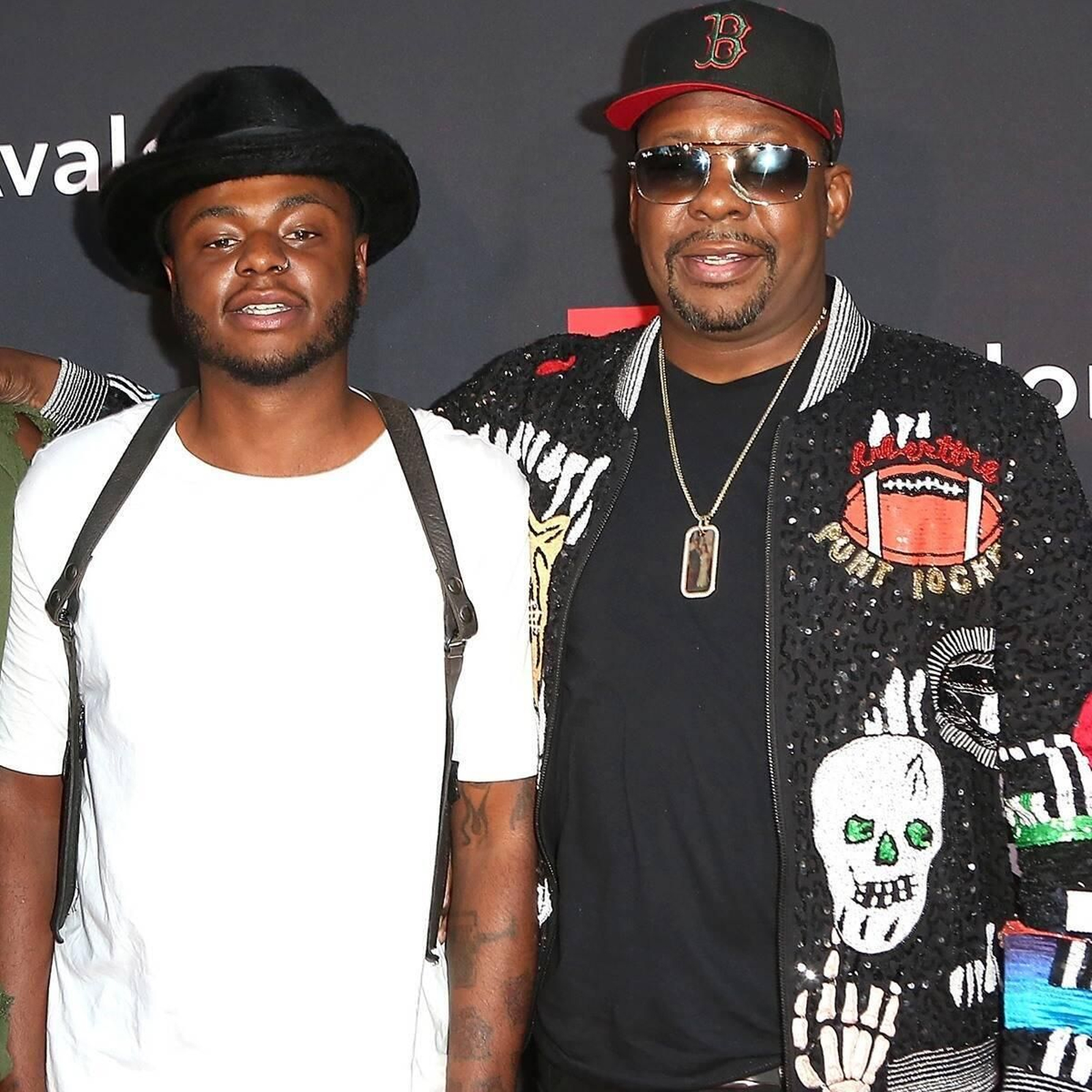 Bobby Brown con su hijo, Bobby Brown Junior.