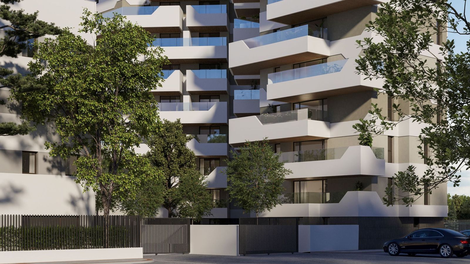 Recreación virtual del futuro edificio de viviendas.