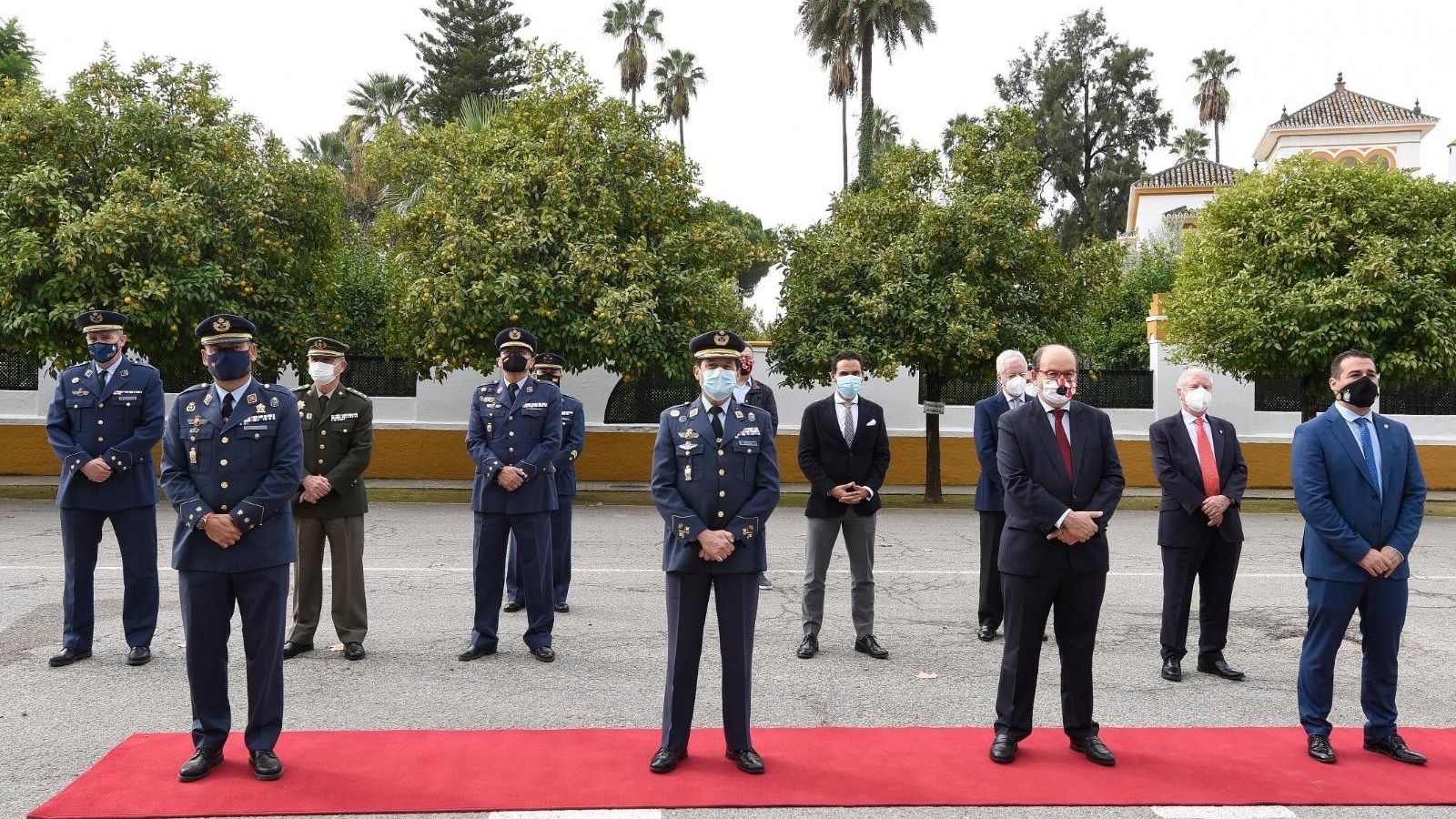 Otro momento del acto celebrado en Tablada.